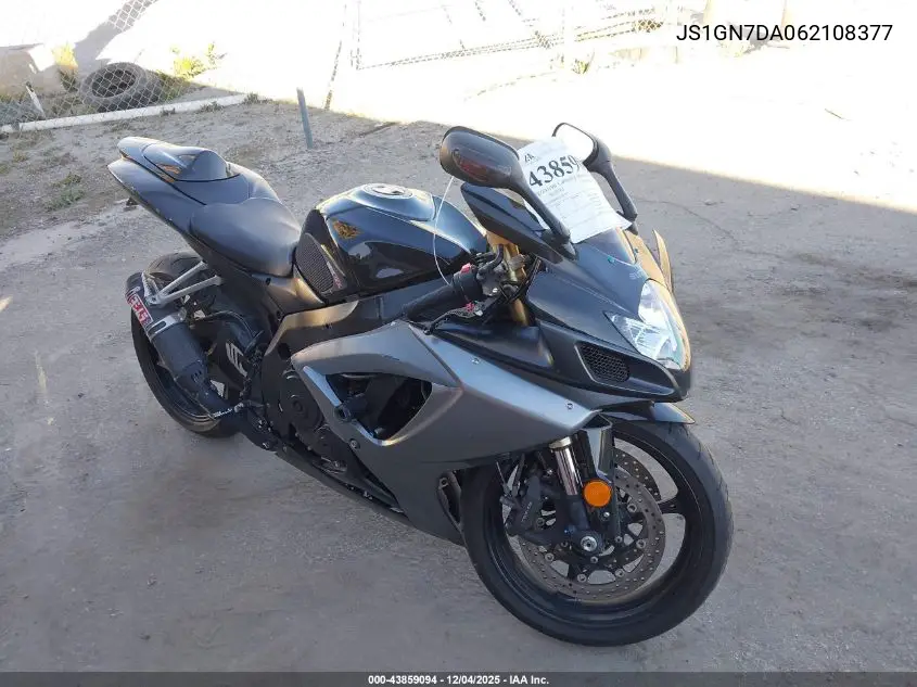 JS1GN7DA062108377 2006 Suzuki Gsx-R600 K6