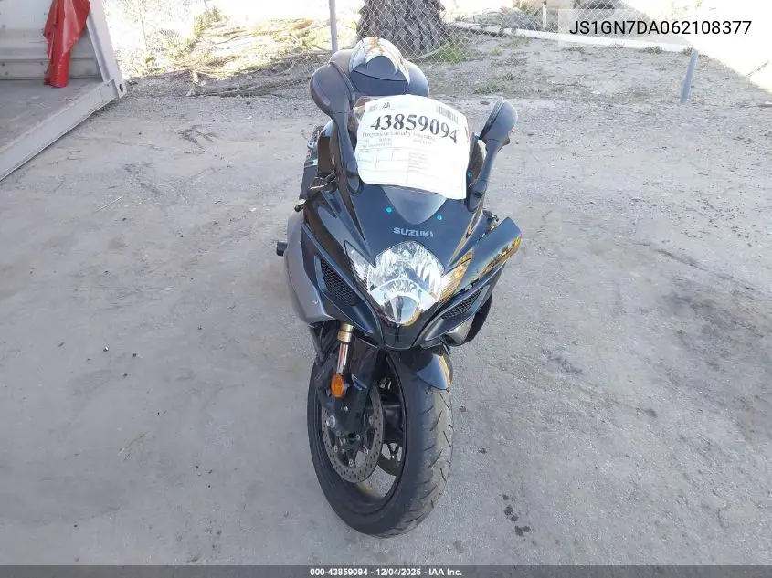 JS1GN7DA062108377 2006 Suzuki Gsx-R600 K6