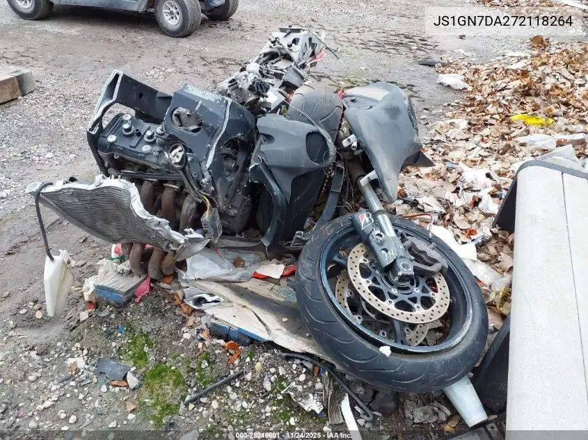 JS1GN7DA272118264 2007 Suzuki Gsx-R600