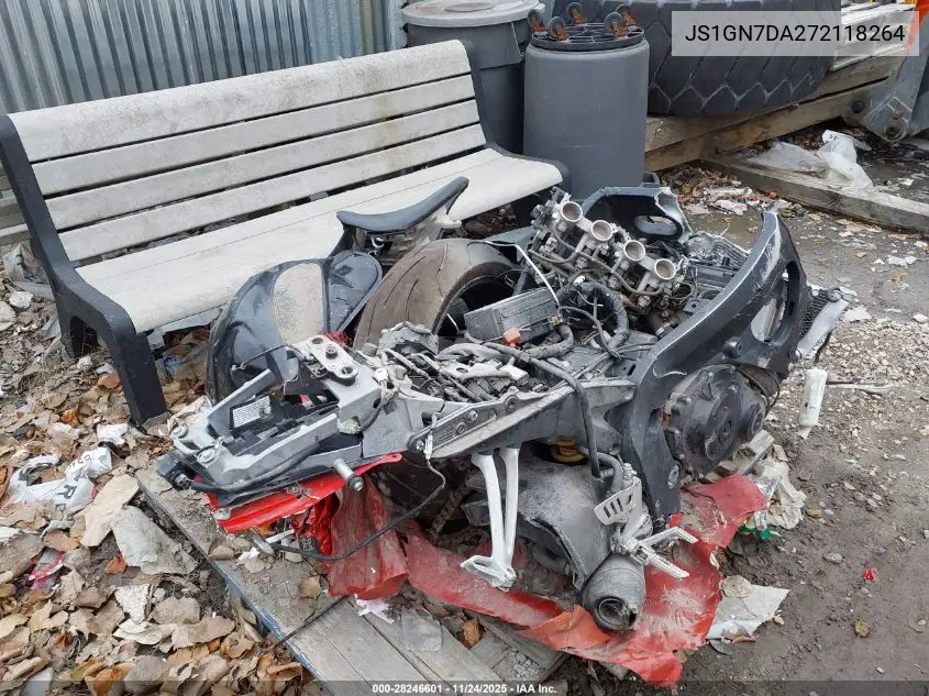 JS1GN7DA272118264 2007 Suzuki Gsx-R600