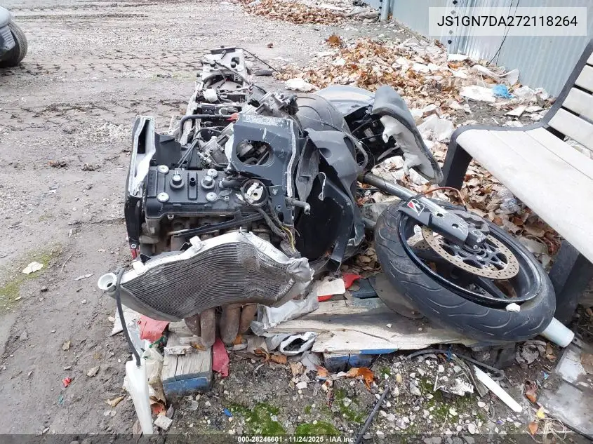 JS1GN7DA272118264 2007 Suzuki Gsx-R600
