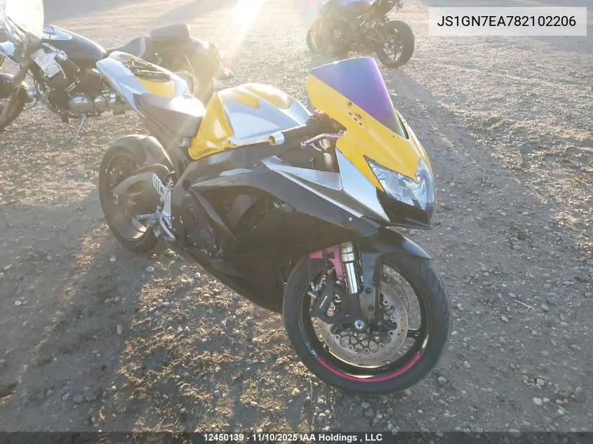 JS1GN7EA782102206 2008 Suzuki Gsx-R600