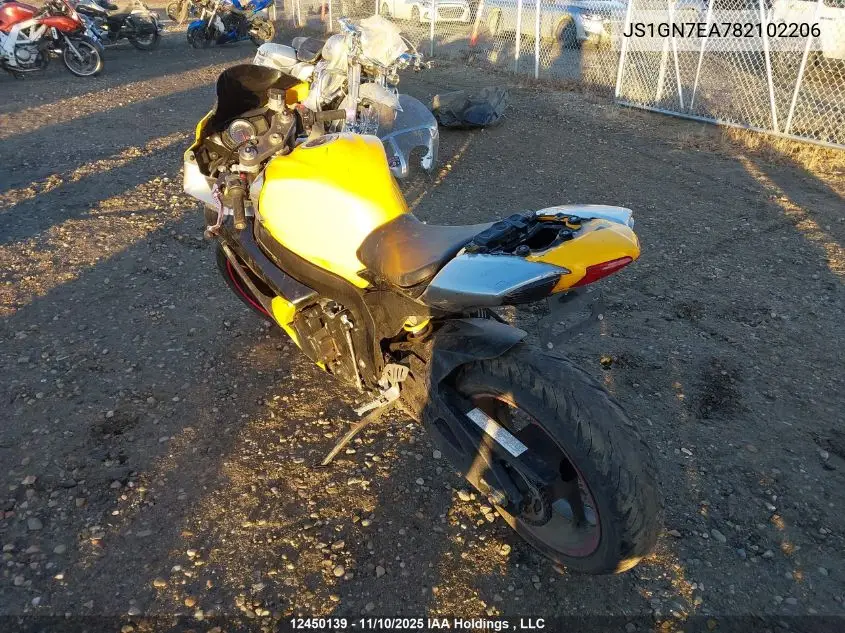 JS1GN7EA782102206 2008 Suzuki Gsx-R600
