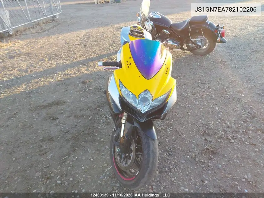 JS1GN7EA782102206 2008 Suzuki Gsx-R600