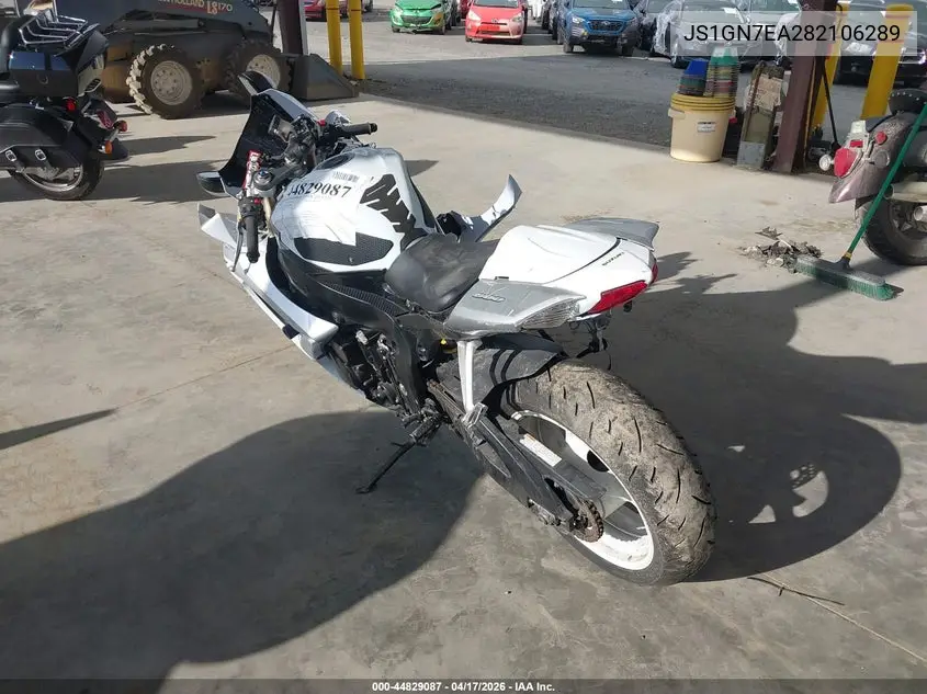 JS1GN7EA282106289 2008 Suzuki Gsx-R600