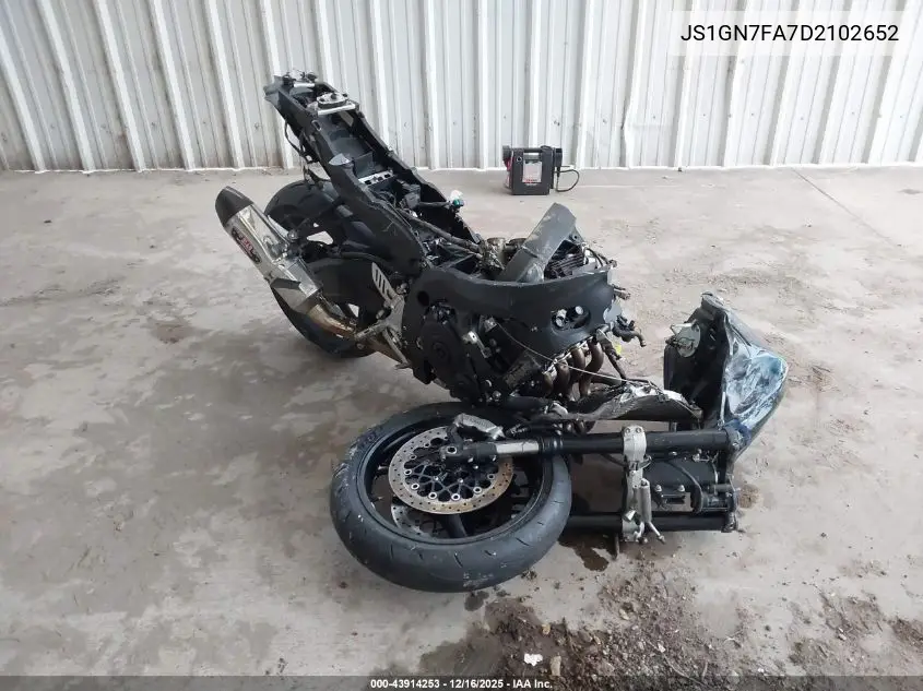 JS1GN7FA7D2102652 2013 Suzuki Gsx-R600