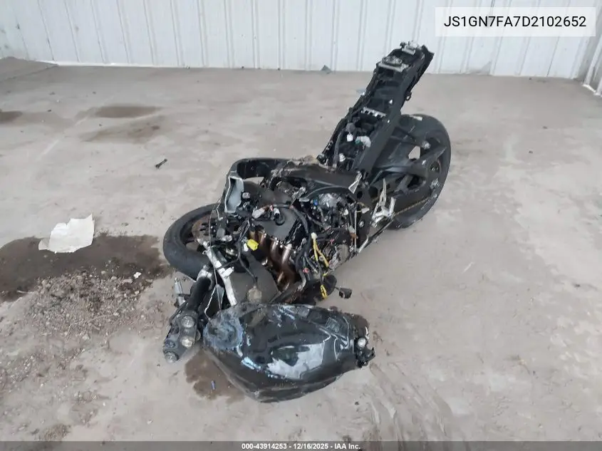 JS1GN7FA7D2102652 2013 Suzuki Gsx-R600