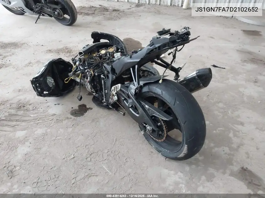 JS1GN7FA7D2102652 2013 Suzuki Gsx-R600