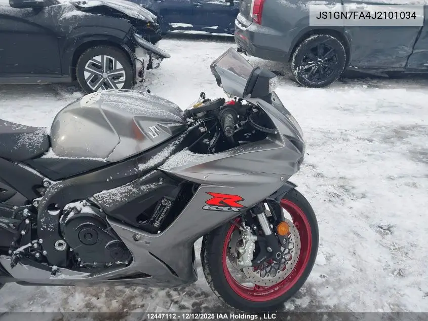 JS1GN7FA4J2101034 2018 Suzuki Gsx-R600