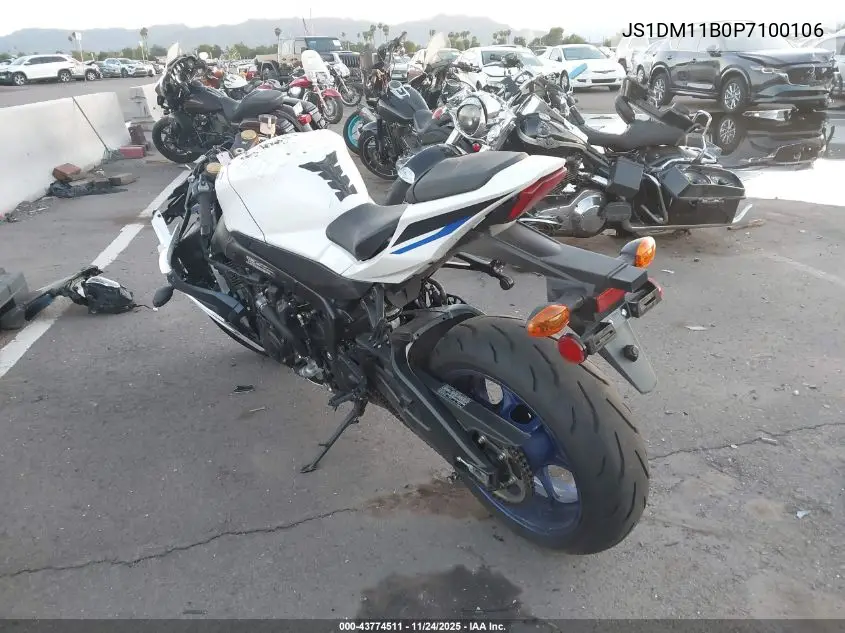 JS1DM11B0P7100106 2023 Suzuki Gsx-R1000