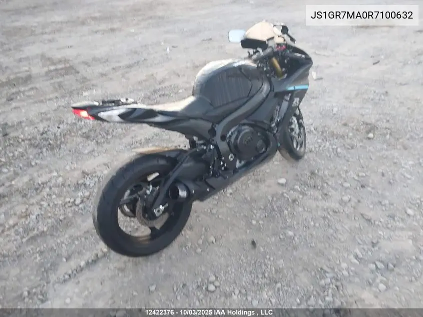 JS1GR7MA0R7100632 2024 Suzuki Gsx-R750