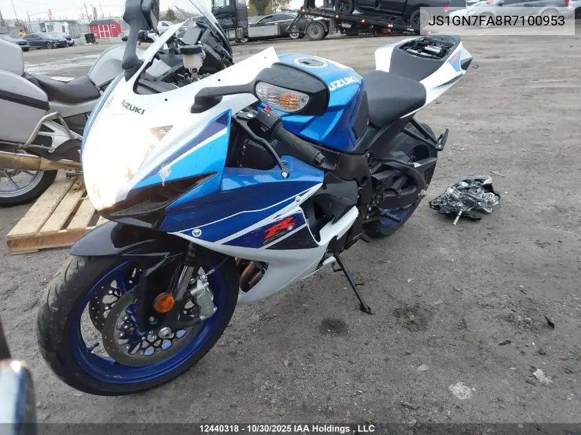 JS1GN7FA8R7100953 2024 Suzuki Gsx-R600