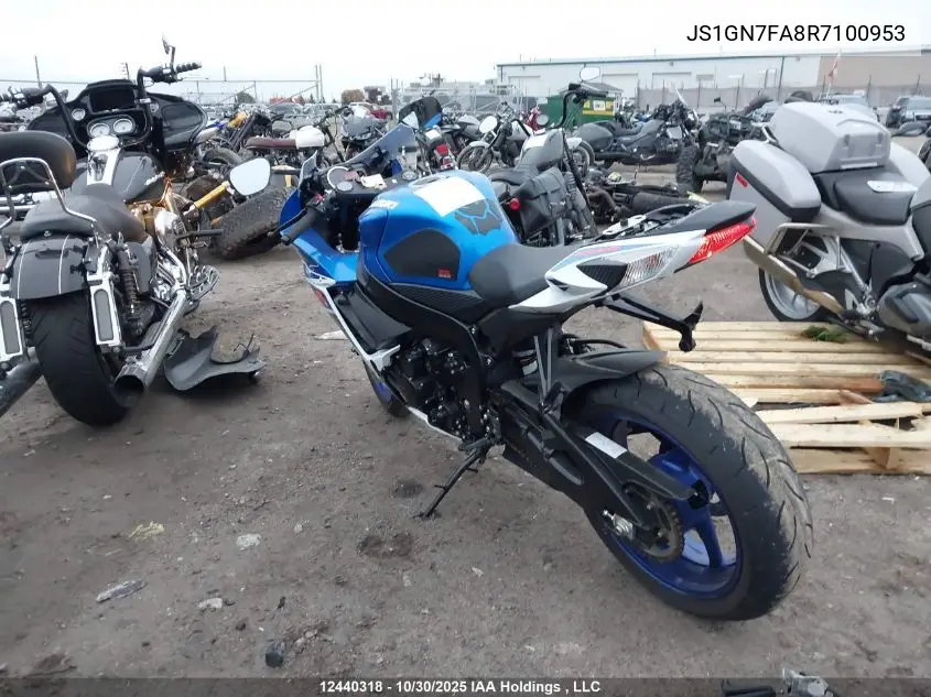JS1GN7FA8R7100953 2024 Suzuki Gsx-R600