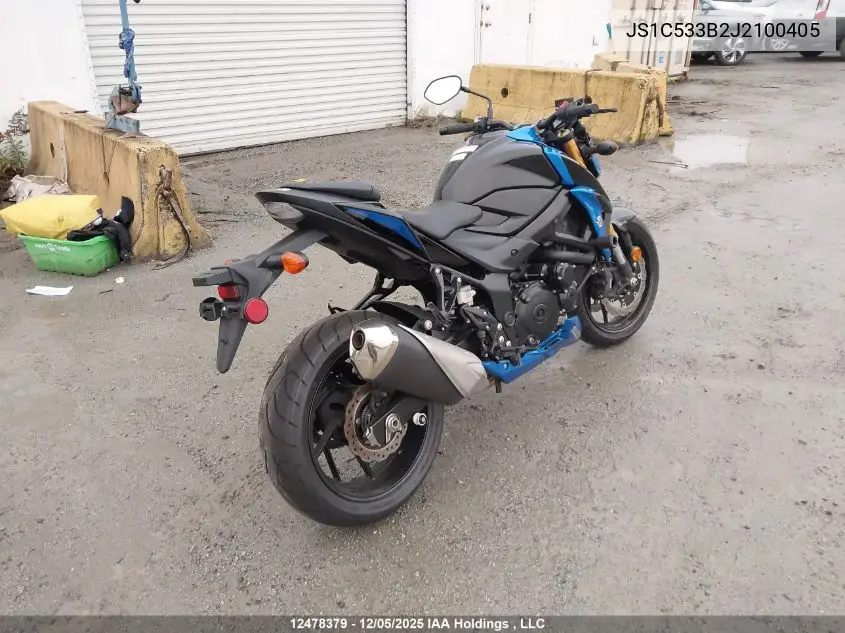 JS1C533B2J2100405 2018 Suzuki Gsx-S750 M/Z