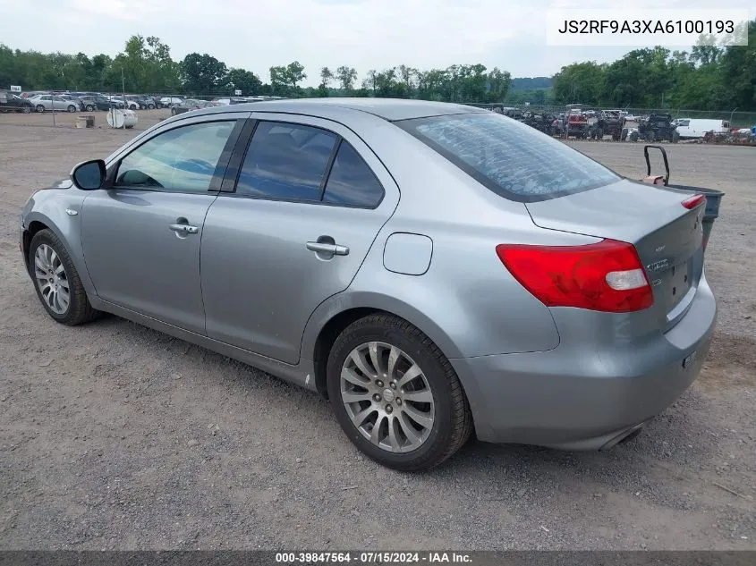 2010 Suzuki Kizashi Se VIN: JS2RF9A3XA6100193 Lot: 39847564