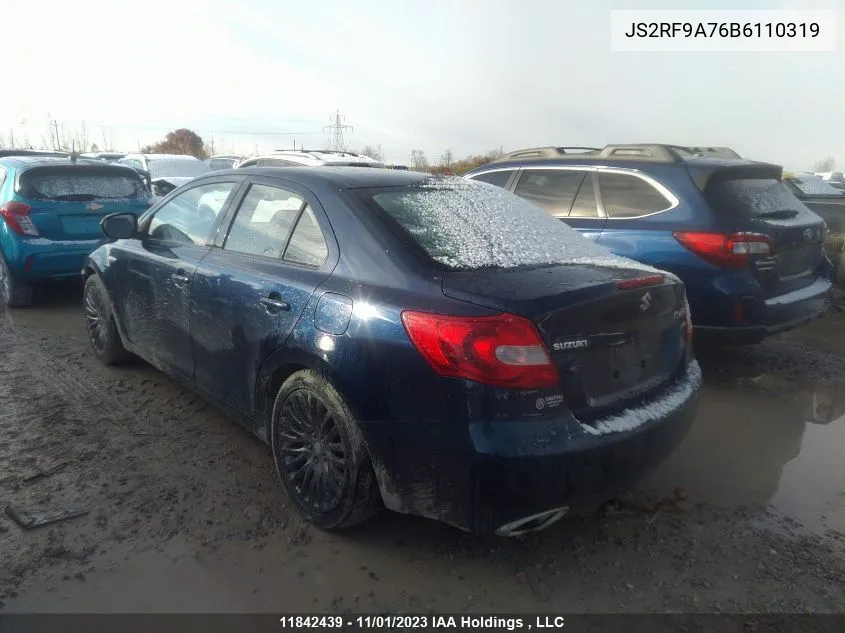 JS2RF9A76B6110319 2011 Suzuki Kizashi S/Sx