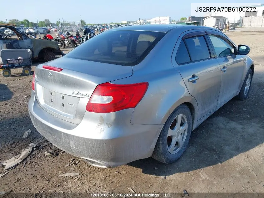 2011 Suzuki Kizashi VIN: JS2RF9A70B6100272 Lot: 12010108