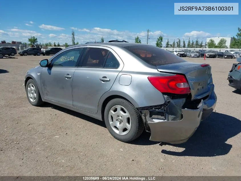 2011 Suzuki Kizashi VIN: JS2RF9A73B6100301 Lot: 12035689