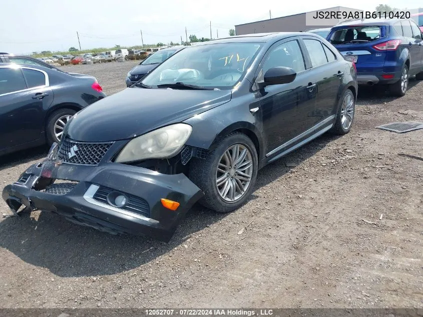 JS2RE9A81B6110420 2011 Suzuki Kizashi Sport Sls