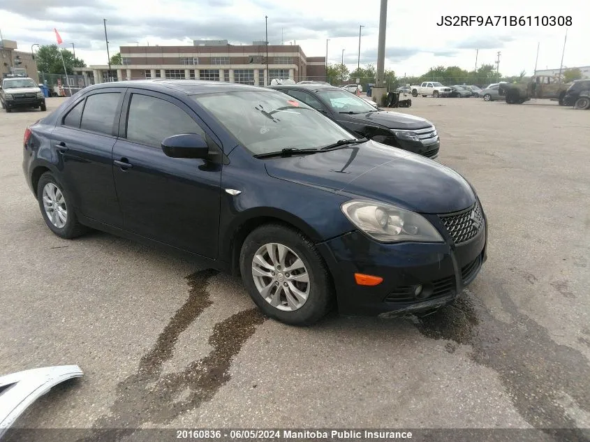 2011 Suzuki Kizashi Sx VIN: JS2RF9A71B6110308 Lot: 20160836