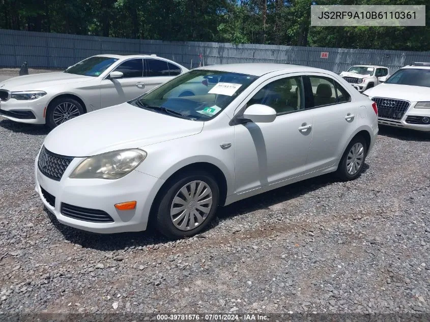 2011 Suzuki Kizashi S VIN: JS2RF9A10B6110361 Lot: 39781576