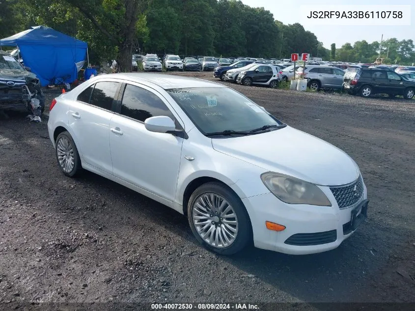 JS2RF9A33B6110758 2011 Suzuki Kizashi Se