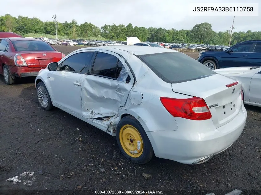 2011 Suzuki Kizashi Se VIN: JS2RF9A33B6110758 Lot: 40072530