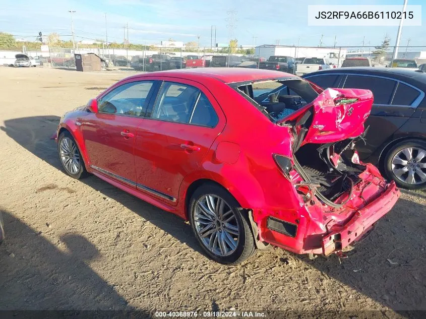 2011 Suzuki Kizashi Sport Gts VIN: JS2RF9A66B6110215 Lot: 40368976