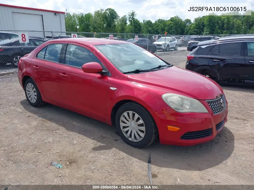 2012 Suzuki Kizashi S VIN: JS2RF9A18C6100615 Lot: 39568054