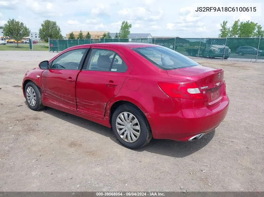 JS2RF9A18C6100615 2012 Suzuki Kizashi S