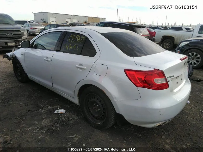 JS2RF9A71D6100154 2013 Suzuki Kizashi Sx