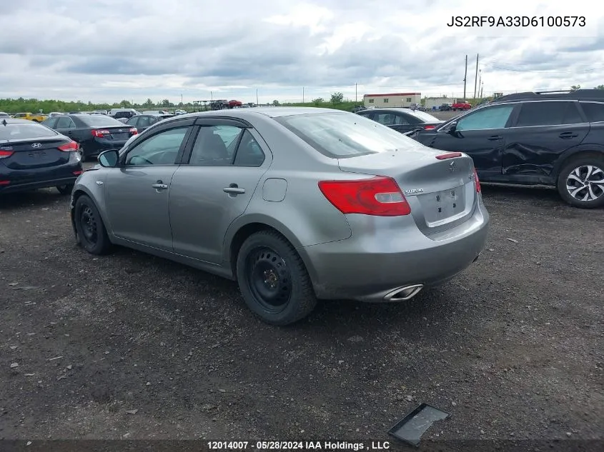 2013 Suzuki Kizashi VIN: JS2RF9A33D6100573 Lot: 12014007