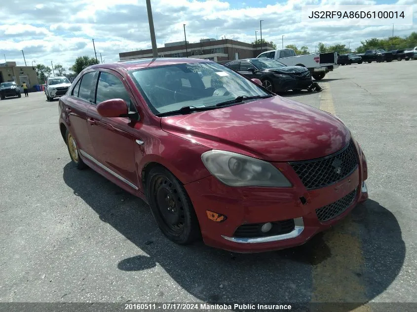 JS2RF9A86D6100014 2013 Suzuki Kizashi Sport