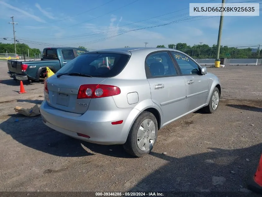 KL5JD66ZX8K925635 2008 Suzuki Reno