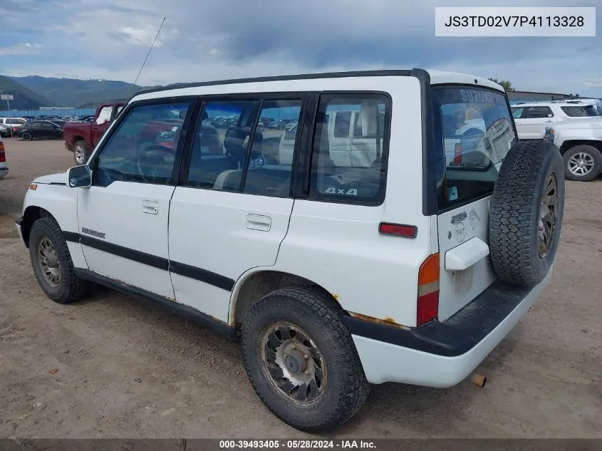 JS3TD02V7P4113328 1993 Suzuki Sidekick Jx/Jlx