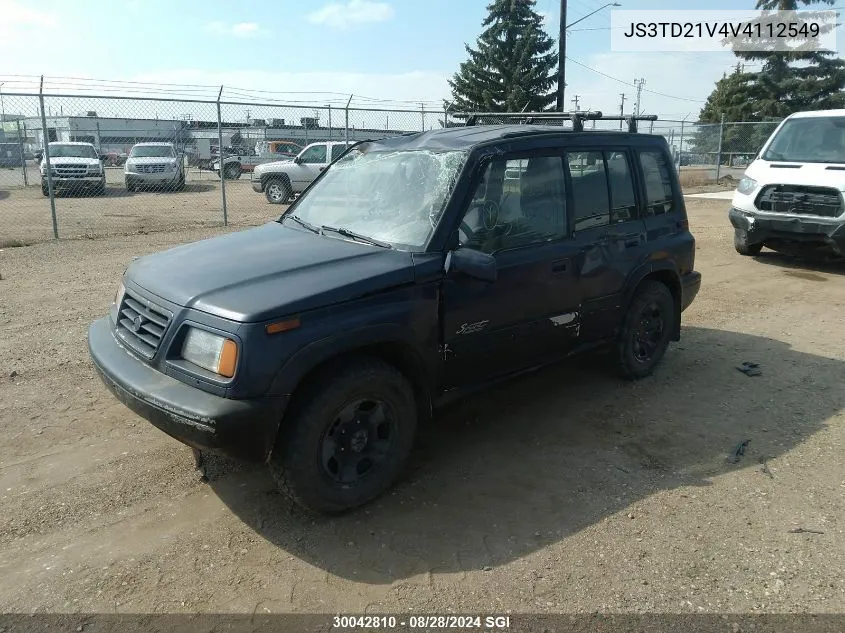 1997 Suzuki Sidekick Sport Jx/Sport Jlx VIN: JS3TD21V4V4112549 Lot: 30042810