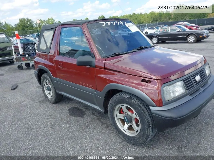 1998 Suzuki Sidekick Js VIN: 2S3TC02C1W6406429 Lot: 40166591