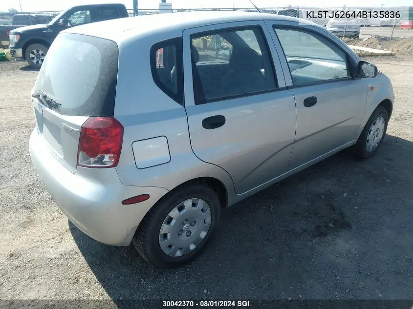 KL5TJ62644B135836 2004 Suzuki Swift