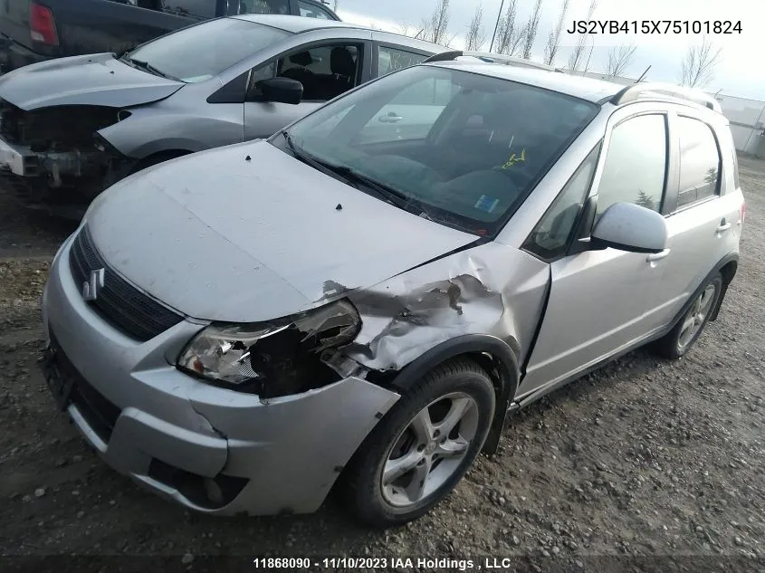 JS2YB415X75101824 2007 Suzuki Sx4 Jlx