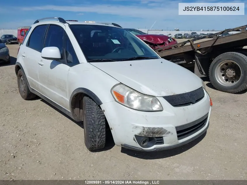 2007 Suzuki Sx4 VIN: JS2YB415875100624 Lot: 12009591