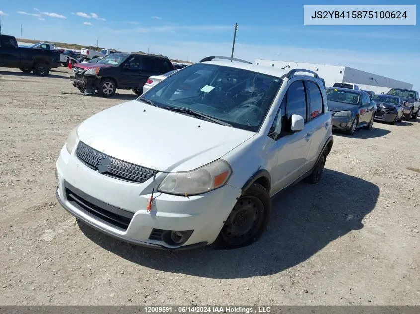 2007 Suzuki Sx4 VIN: JS2YB415875100624 Lot: 12009591