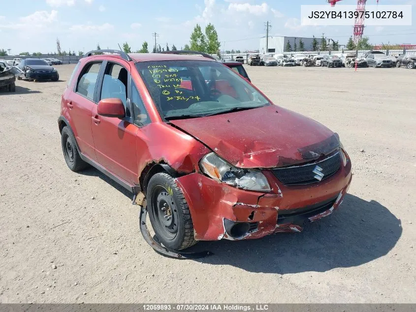 2007 Suzuki Sx4 VIN: JS2YB413975102784 Lot: 12059893