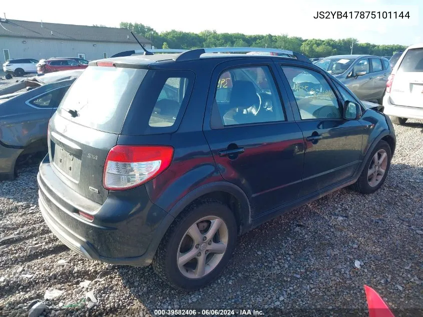 2007 Suzuki Sx4 Sport VIN: JS2YB417875101144 Lot: 39582406