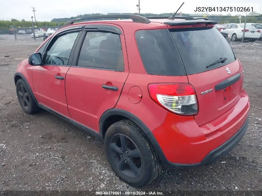 2007 Suzuki Sx4 Convenience/Rally VIN: JS2YB413475102661 Lot: 40379561