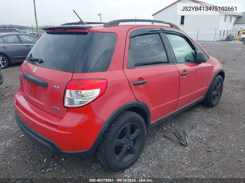 2007 Suzuki Sx4 Convenience/Rally VIN: JS2YB413475102661 Lot: 40379561