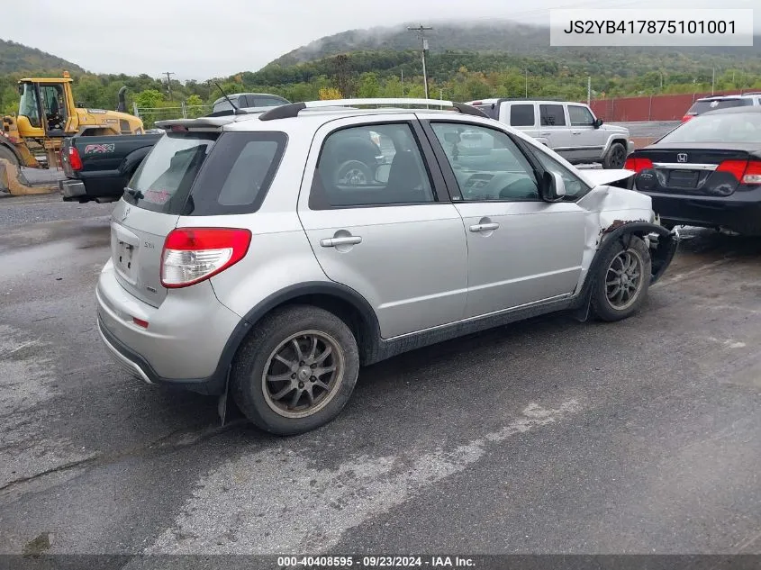 2007 Suzuki Sx4 Sport VIN: JS2YB417875101001 Lot: 40408595