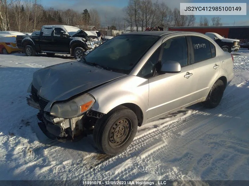 2008 Suzuki Sx4 VIN: JS2YC412985100149 Lot: 11891079