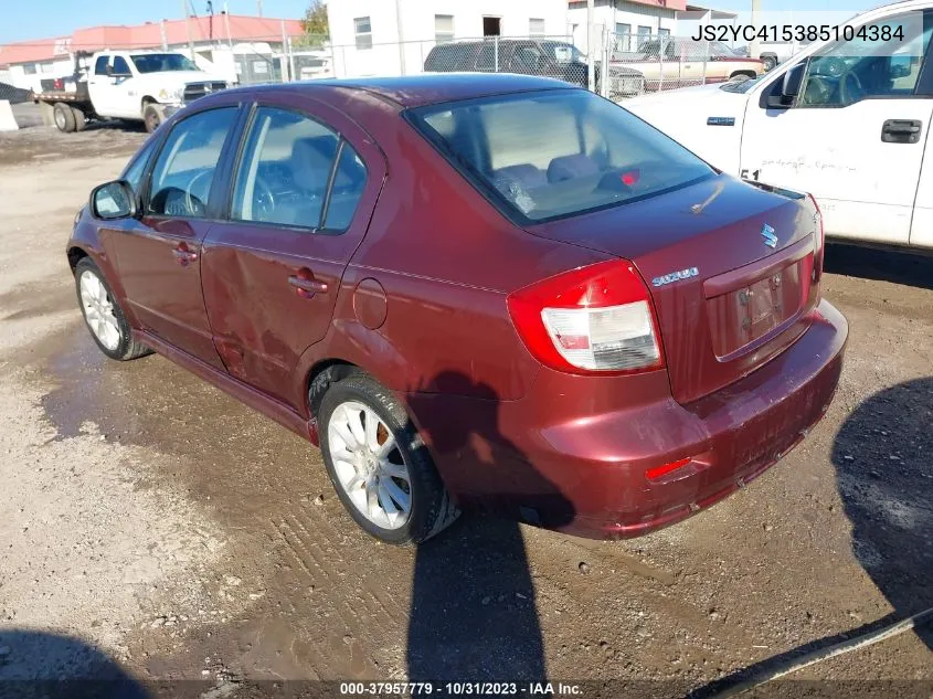 2008 Suzuki Sx4 Pkg VIN: JS2YC415385104384 Lot: 37957779