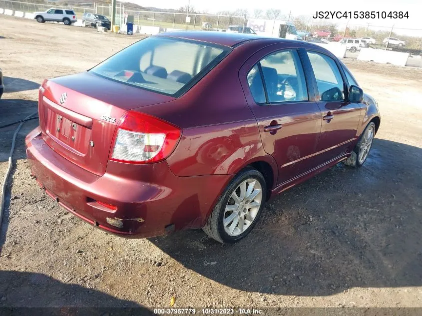 2008 Suzuki Sx4 Pkg VIN: JS2YC415385104384 Lot: 37957779