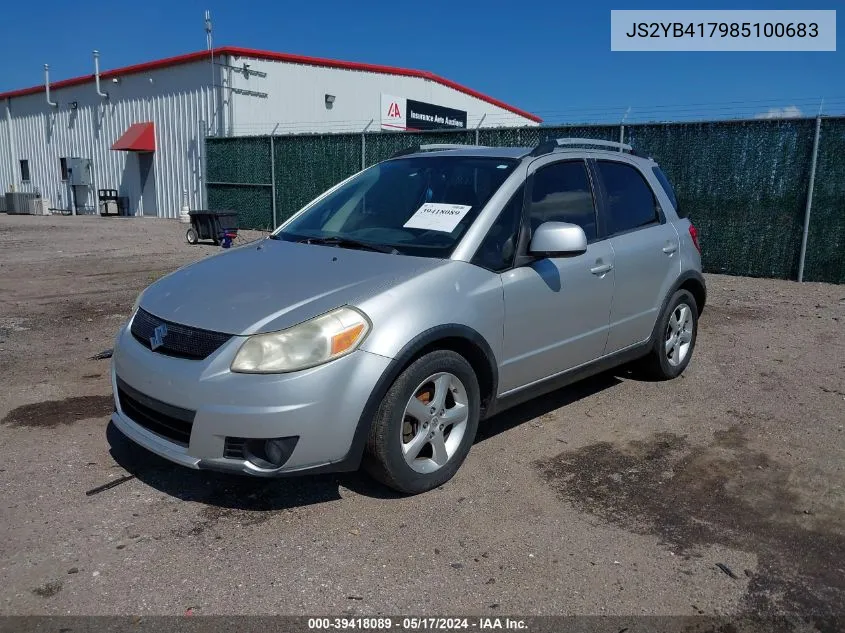 2008 Suzuki Sx4 Convenience/Touring VIN: JS2YB417985100683 Lot: 39418089